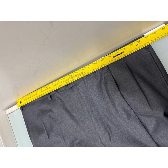 Loro Piana Dress Pants Mens 42X28 Hickey Freeman Extra Fine Merino Wool Pleated - Picture 5 of 9